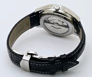 Longines Master Collection Black Steel 2 Leather Strap Swiss Automatic Watch - Image 6