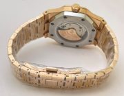 Audemars Piguet Royal Oak Rose Gold White Swiss Automatic Watch - Image 6