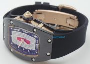 Richard Mille Limited Edition Black Ladies SWISS ETA 7750 Valjoux Movement Watch - Image 5