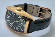 Franck Muller Crazy Hours Black Leather Strap Swiss Automatic Watch - Image 5
