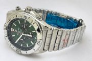 Breitling Chronomat B01 42 Green Steel Watch - Image 5