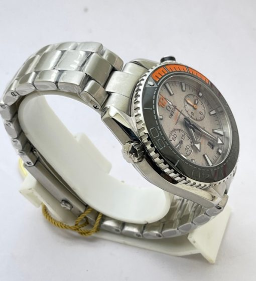 Omega Seamaster Planet Ocean Chronograph Grey SWISS ETA 2250 Valjoux Automatic Watch - Image 4