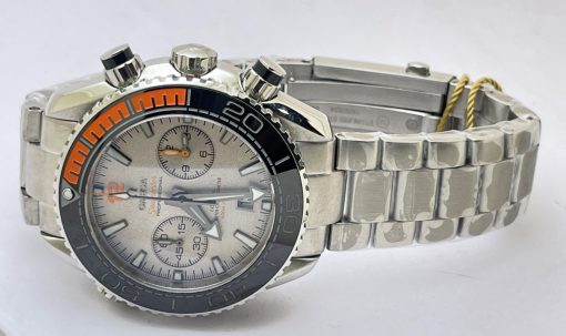 Omega Seamaster Planet Ocean Chronograph Grey SWISS ETA 2250 Valjoux Automatic Watch - Image 5