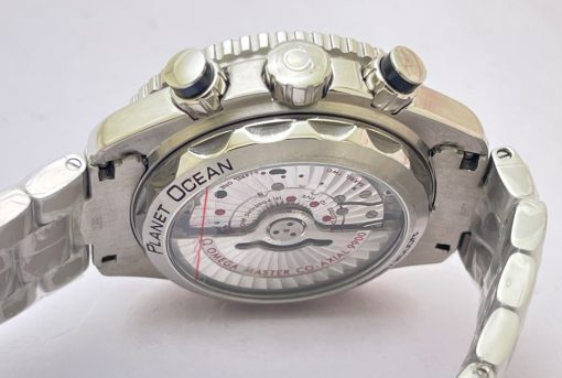 Omega Seamaster Planet Ocean Chronograph Grey SWISS ETA 2250 Valjoux Automatic Watch - Image 8