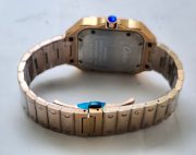 Cartier Santos 100 Green Rose Gold Swiss Automatic Watch - Image 6