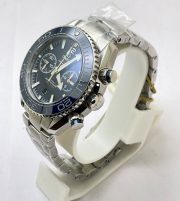 Omega Seamaster Planet Ocean Chronograph Blue SWISS ETA 2250 Valjoux Automatic Watch - Image 3
