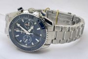Omega Seamaster Planet Ocean Chronograph Blue SWISS ETA 2250 Valjoux Automatic Watch - Image 5