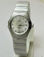 Omega Constellation Diamond Mark Steel Ladies Watch - Image 2