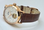 Jaeger Le Coultre Master Grande Tradition Tourbillon Cylindrique Quantieme White Perpetuel Swiss ETA Automatic Watch - Image 5