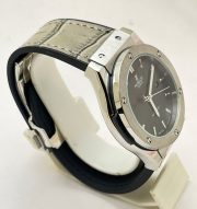 Hublot Vendom Classic Steel Grey Strap Swiss Automatic Watch - Image 4