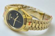 Rolex Day-Date ONYX Edition Golden Swiss Automatic Watch - Image 6