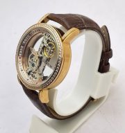 Corum Bubble Golden Bridge Diamond Bezel Round Swiss Automatic Watch - Image 3