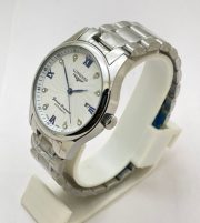 Longines Master Collection White Steel 2 Swiss Automatic Watch - Image 3