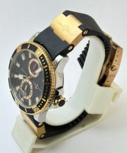 Ulysse Nardin Marine Diver Rose Gold Swiss ETA 7750 Valjoux Automatic Movement Watch - Image 3