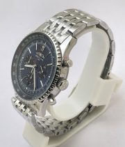 Breitling Navitimer B01 Blue & Black Chronograph Steel Watch - Image 4