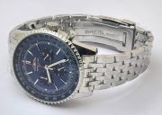 Breitling Navitimer B01 Blue & Black Chronograph Steel Watch - Image 6