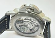 Panerai GMT Steel Black Strap Swiss Automatic Watch - Image 7