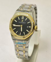 Audemars Piguet Royal Oak Dual Diamond Black Ladies Watch - Image 2