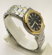 Audemars Piguet Royal Oak Dual Diamond Black Ladies Watch - Image 4