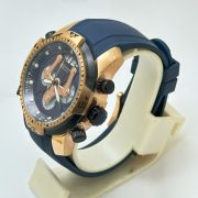 Graham Chronometer Blue Rubber Strap Watch - Image 2