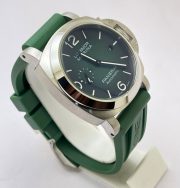 Panerai Marina Green Rubber Strap Swiss ETA Automatic Watch - Image 4