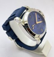 Panerai GMT Blue Rubber Strap Swiss Automatic Watch - Image 4
