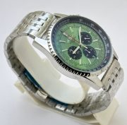 Breitling Navitimer B01 Mint Green Chronograph Steel Watch - B - Image 4