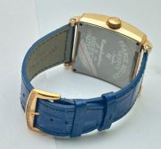 Franck Muller Master Square Diamond Blue Leather Strap Watch - Image 6