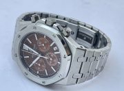Audemars Piguet Chronometer Steel Brown Watch - Image 5