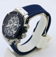 Hublot Big Bang King Blue Ceramic Bezel Rubber Strap Watch - Image 3
