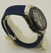 Hublot Big Bang King Blue Ceramic Bezel Rubber Strap Watch - Image 4