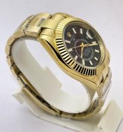 Rolex Sky Dweller Black Golden Swiss ETA Automatic Watch - Image 5