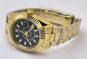Rolex Sky Dweller Black Golden Swiss ETA Automatic Watch - Image 6