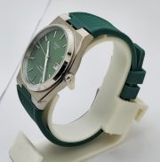Tissot Prx Powermatic 80 Green Rubber Strap Watch - Image 3