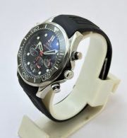 Omega Seamaster Diver 34th America Cup Chronograph Black Rubber Strap Watch - Image 3