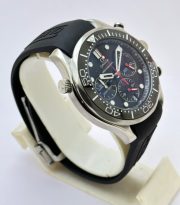 Omega Seamaster Diver 34th America Cup Chronograph Black Rubber Strap Watch - Image 4