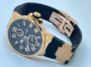 Ulysse Nardin Maxi Marine Rose Gold Black Rubber Strap Swiss Automatic Watch - Image 5