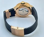Ulysse Nardin Maxi Marine Rose Gold Black Rubber Strap Swiss Automatic Watch - Image 6