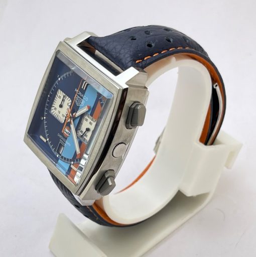 Tag Heuer Monaco Gulf Blue Special Edition Watch - Image 3