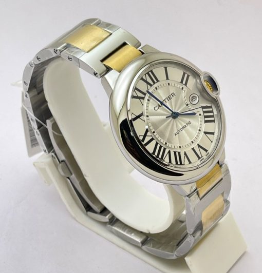 Cartier Ballon Bleu De Mens Dual Tone Swiss Automatic Watch - Image 4