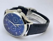 I W C Portugieser Perpetual Calendar Blue Swiss Automatic Watch - Image 5