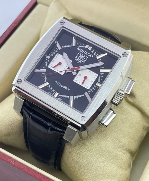 Tag Heuer Monaco 69 (Sixty-Nine) Analog/Digital Limited Edition Watch - Image 2