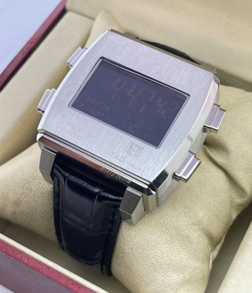 Tag Heuer Monaco 69 (Sixty-Nine) Analog/Digital Limited Edition Watch - Image 3