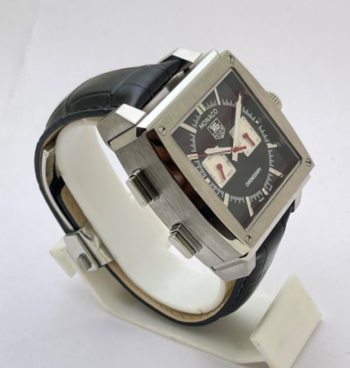 Tag Heuer Monaco 69 (Sixty-Nine) Analog/Digital Limited Edition Watch - Image 7