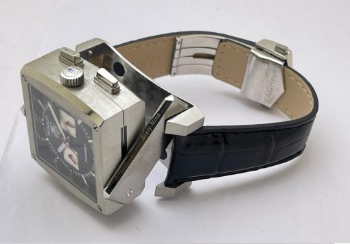 Tag Heuer Monaco 69 (Sixty-Nine) Analog/Digital Limited Edition Watch - Image 9