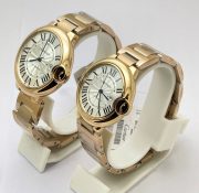 Cartier Ballon Bleu De Couple Dual Tone Swiss Automatic Watch - Image 3