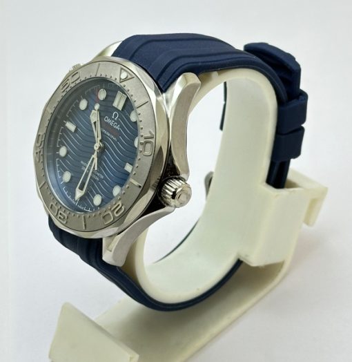 Omega Seamaster Diver Nekton Blue Rubber Strap Swiss Automatic Watch - Image 3