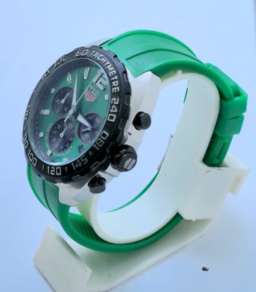 Tag Heuer Formula 1 Chronograph Green Limited Edition Watch - Image 3