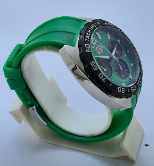 Tag Heuer Formula 1 Chronograph Green Limited Edition Watch - Image 4