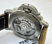 Panerai GMT Steel Brown Strap Swiss Automatic Watch - Image 7